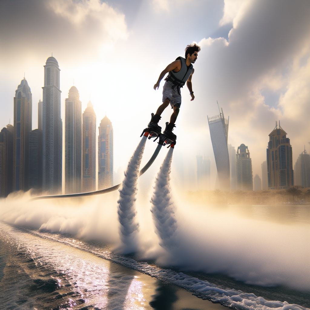 Experience the Ultimate Adrenaline Rush with Flyboarding in Dubai